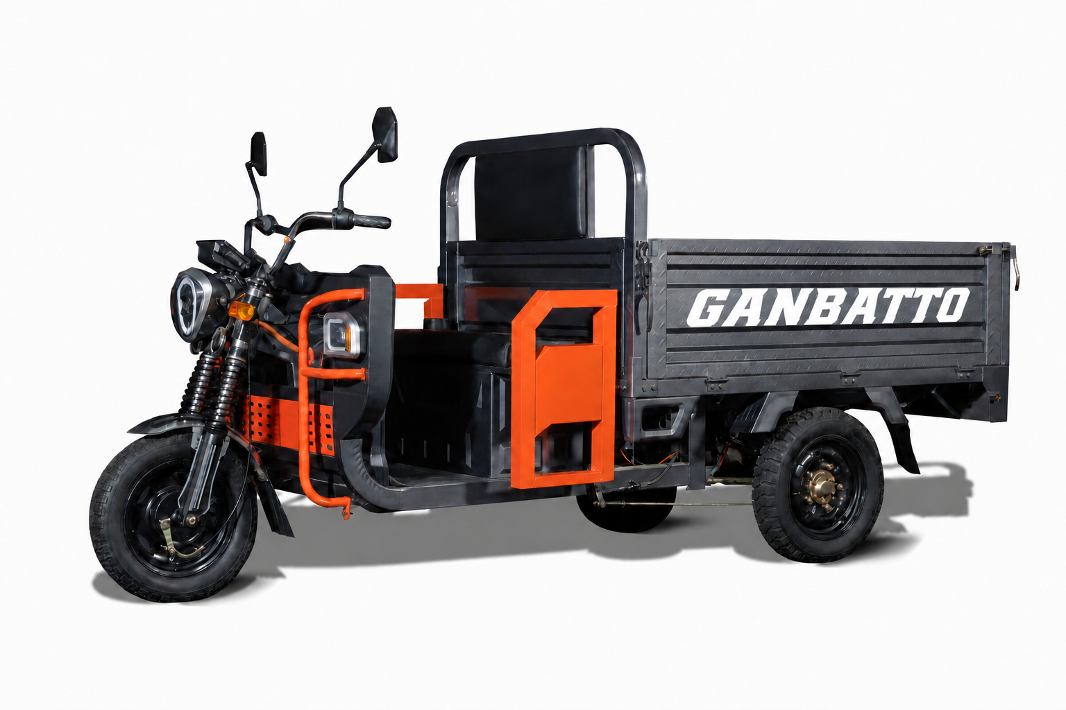 Ganbatto electric cargo tricycle, 1.6-meter model